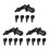 15Pcs Spark Plug Cover Black Plastic Durable Caps for Motorcycles 4