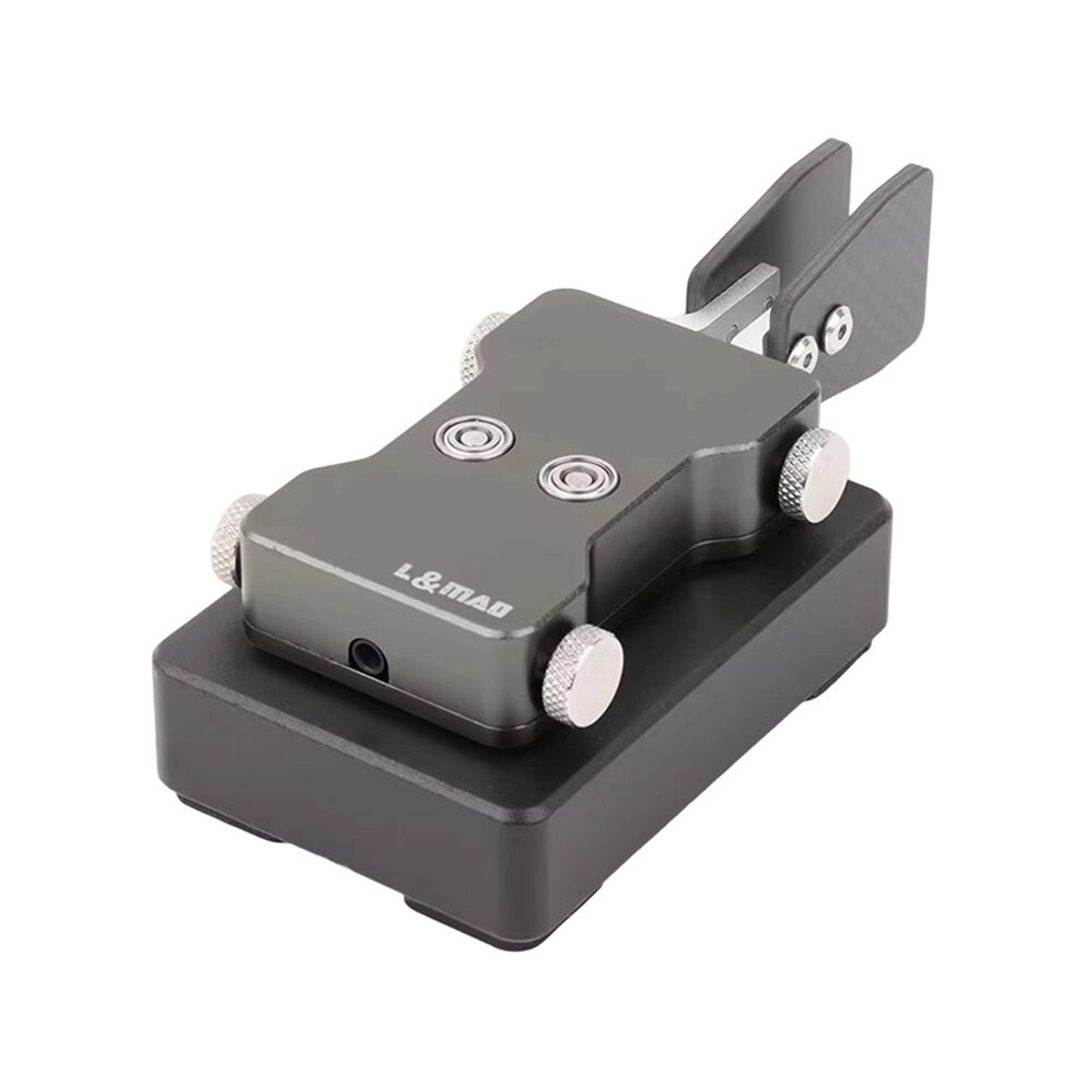 New Double-Paddle Automatic Cw Key 3.5Mm Shortwave Radio Morse Code Key Telegraph Training Key A 4711140825151