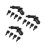 15Pcs Spark Plug Cover Black Plastic Durable Caps for Motorcycles 5
