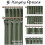 Green Linen Blend Curtains 90 in – Light Filtering & 4