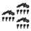 15Pcs Spark Plug Cover Black Plastic Durable Caps for Motorcycles 8