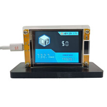 Verbesserter 735Kh/S NMMiner NerdMiner+Bracket Base BTC Solo Miner 2,8 Zoll  Display Bitcoin Krypto Miner mit Touchscreen