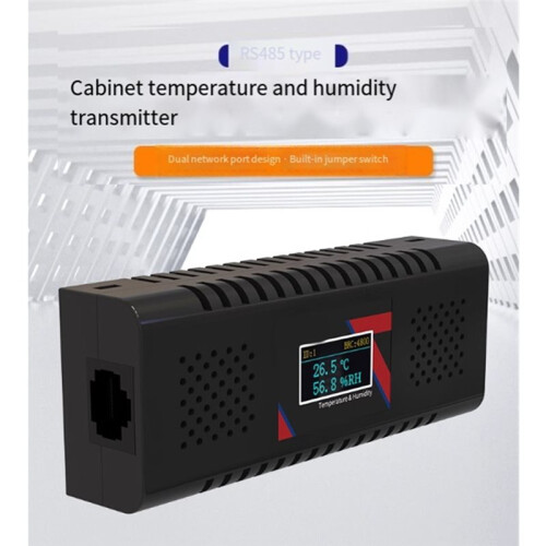 RS485 Cabinet Temperature and Humidity Sensor,Cabinet Type Temperature and Humidity Transmitter Sensor,RJ45 Port 2