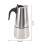 100ML Stainless Steel Coffee Pot for Camping Percolator Coffe Maker 2
