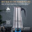 100ML Stainless Steel Coffee Pot for Camping Percolator Coffe Maker 3