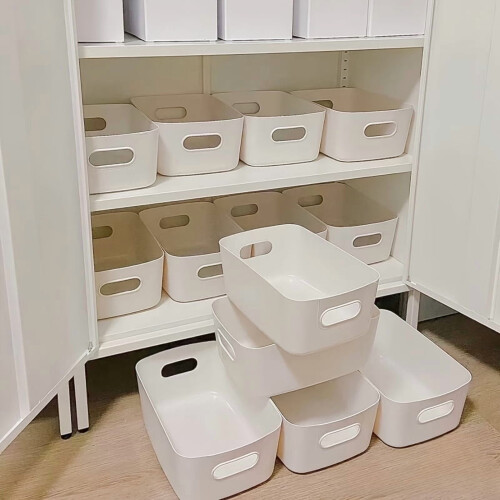 Multi-Functional Storage Boxes, Durable Plastic Organizers for Cosmetics, Snacks, Kitchen, Bathroom, Dorm - Office Supplies 1