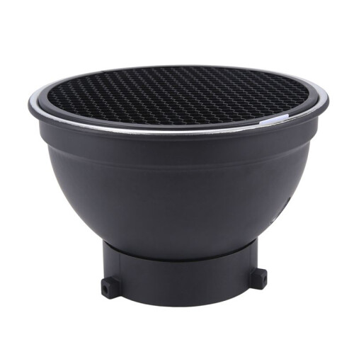 7 Polegadas Refletor Difusor Lamp Shade Dish W/ 60 Honeycomb Grid Baorong Mouth Standard Cover para Bowens Mount Studio Strobe