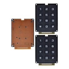 3 Pcs Keyboard Modules 12 Key 4x3 Matrixes Array Keyboard Lndustrial Keyboard with Industry Scanning