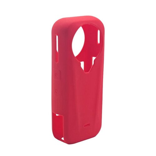 Silicone Protective Case for  X4 Air with Lens Cap Shockproof Protective Sleeve Camera Protective Cover Red 2