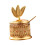 Μεταλλικό βάζο καρυκευμάτων, ζαχαριέρα με κουτάλι, οργανωτής καρυκευμάτων, 3