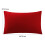 Clúdaigh Pillow Cadáis Éigipteach REGALWOVEN, 2 phíosa, 20"x36" Dearg 8