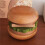 Retro  Fun Hamburg Insulation Solid Wooden Coasters Home Multi-Functional Layered Building Blocks Ornaments 2
