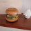 Retro  Fun Hamburg Insulation Solid Wooden Coasters Home Multi-Functional Layered Building Blocks Ornaments 6