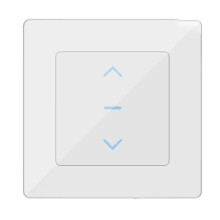 WiFi Curtain Touch Design for Motorized Curtains Blinds Work+Alexa and Life App White EU Plug