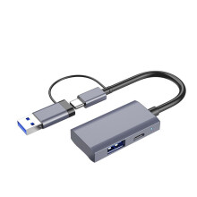 Lecteur de Carte Mémoire 4 en 1 USB 3.0 USB-C TF U Disk OTG Adaptateur pour Pro/Air 2023, pour Pro, , Surface Book 3