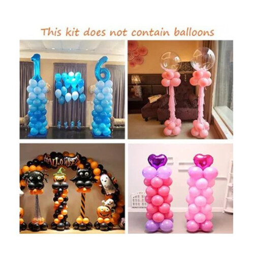 Plastic Balloon Column Kit21cm Base30cm Pipe 2