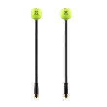 FOXEER 2PCS FPV Antenna Lollipop 4+ 5.8G 2.6dBi Omni SMA Antenna LHCP for RC FPV Racing Drone,150MM