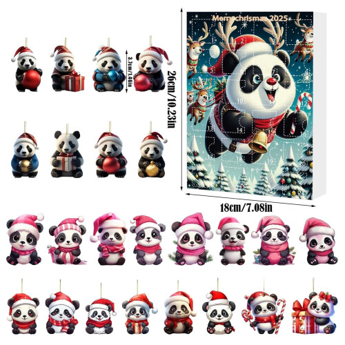 Christmas Countdown Calendar Acrylic Decoration 25 Days 2