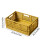 Plastic Collapsible Crate, Stackable Folding Storage Crate for Organization for Adults, Foldable Plastic Crate(Yellow) 4
