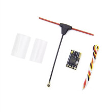 ELRS Receiver 2.4GHz ExpressLRS Receiver CRSF with T-Type Antenna for RC FPV Traversing Drones Parts