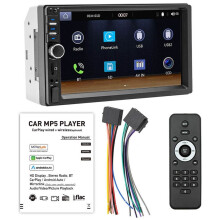Car Radio 7Inch HD Touch Screen Autoradio CarPlay Android Auto Stereo Multimedia Player FM Power Aux Input