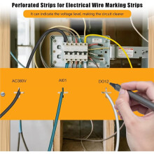 2 Pcs 16.4ft Perforated Strips for Electrical Wire, Hold Wires in Place for Commercial Rough-in, Drywall Cable Holder