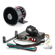 Polizei-Sirene für Auto, Lautsprecher, Megafon, Elektronisch, 12 V, 200 W, Warnlautsprecher, LKW, Auto, Polizei-Notfallalarm