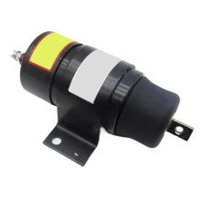 24V Fuel Stop Shutoff Solenoid Valve ME040145 053400-0745 for Kato HD250 HD400 HD800 Excavator Flameout Solenoid Valve
