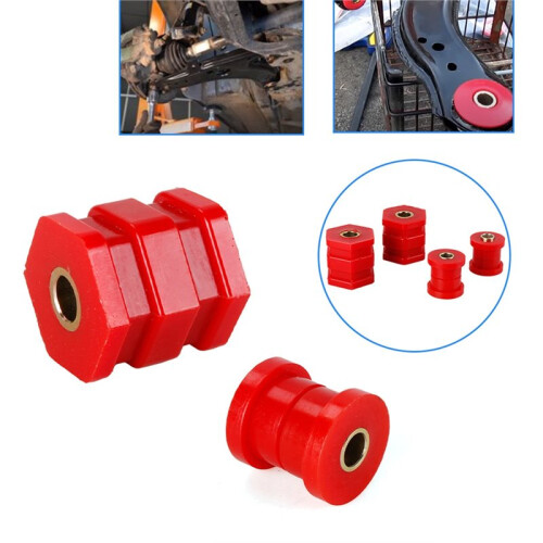 For   EK 1996-2000 Front Lower Control Arm Bushing Red Polyurethane Car Replacement Kit 2