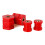 For   EK 1996-2000 Front Lower Control Arm Bushing Red Polyurethane Car Replacement Kit 7