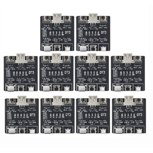 DT3 Data Cable Detection Board USB Cable Tester for IOS Android Type-C Micro-Type Short Circuit  Test Board