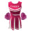 Riforla Cheerleading Μαθητή Αθλητική Ημέρα Cheerleading Διαγωνισμός Φόρεμα Φούστα με Μπλούζα 4