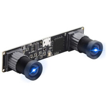 Synchronisierte Dual-Objektiv-USB-Kamera mit CMOS OV9750 Sensor Webcam 1,3 MP 3D VR USB-Kameramodul OTG Stereo