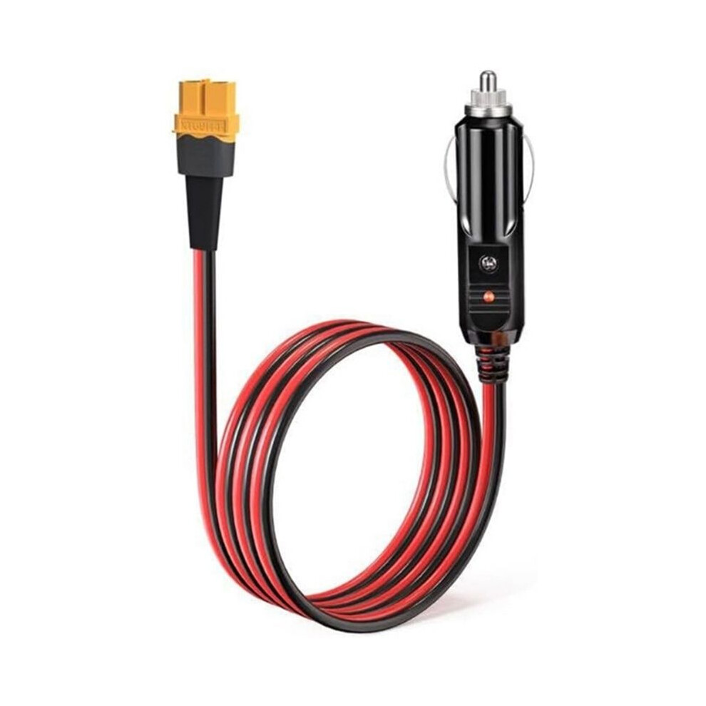 Xt60 Connector Extension Cable With Lighter Plug 10Ft 14Awg Car Charger And Adapter Cord To Solar Generator 4711494703006