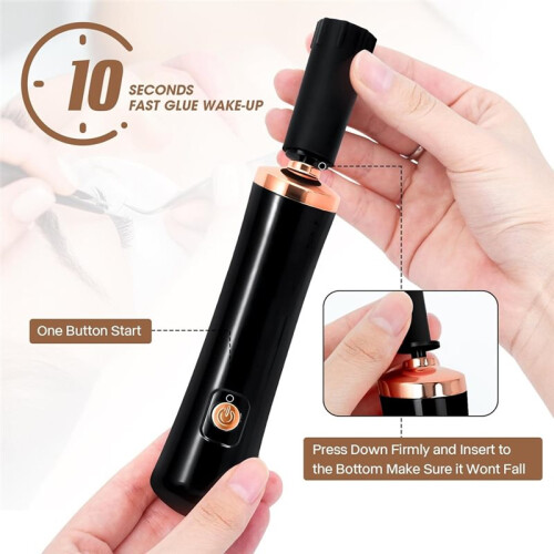 Glue Shaker for Eyelash Extensions Electric Nail Lacquer Shaker, Electric Shaker  Saving 1