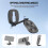 Dual Magnetic Phone Ring Holder, Foldable Magnet Cell Phone Grip Stand for  Phone 5