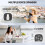 Dual Magnetic Phone Ring Holder, Foldable Magnet Cell Phone Grip Stand for  Phone 6