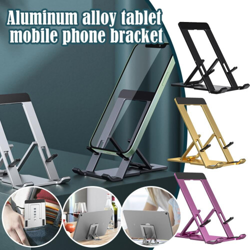 BaYuYPOO Folding Phone Bracket Aluminum Alloy Foldable Stand 2