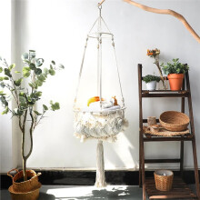 Cat Hammock Hanging Basket Swing Window Cute Pet Cat Hand-Woven Cotton Rope Bed Kitten House Tent Pet Supplies