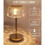 LED Table Lamp Touch Sensor Night Light USB Rechargeable Portable Bedroom Night Light Wireless Reading Lamp Restaurant 2