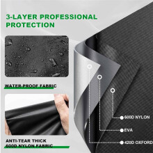 Heavy Duty Deep Fryer Cover Heat-Resistant Waterproof Dust Protective Electric Fryer Case for Masterbuilt 3 Fryer