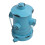 Hydranten-Mülleimer Retro Eisen Hellblau 3