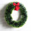 Kerstkrans/decoratieve slinger met strik (groen) 2