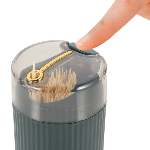 Automatic Toothpick Dispenser Portable Holder Pocket Storage Box Press Dispenser 2