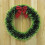 Kerstkrans/decoratieve slinger met strik (groen) 4