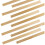10pcs Wooden Pottery Teaching Rolling Mud Stick Guide Set -5-Size Clay Thickness Tool for Precise Measurement in Pottery 5