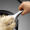 Stainless Steel Rice Paddle, Non-Stick, Ergonomic Handle, Stand- Design, Multipurpose 7.9-Inch 2