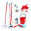 3Sets Children's Play Cleaning Set Lightweight Plastic Broom Mop Kit 2