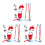 3Sets Children's Play Cleaning Set Lightweight Plastic Broom Mop Kit 6
