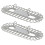 2pcs Durable Socks Drying Rack Space Saving Multifunctional Clothes Hanger with 32 Clips Stable Underwear Hanging Clip 2